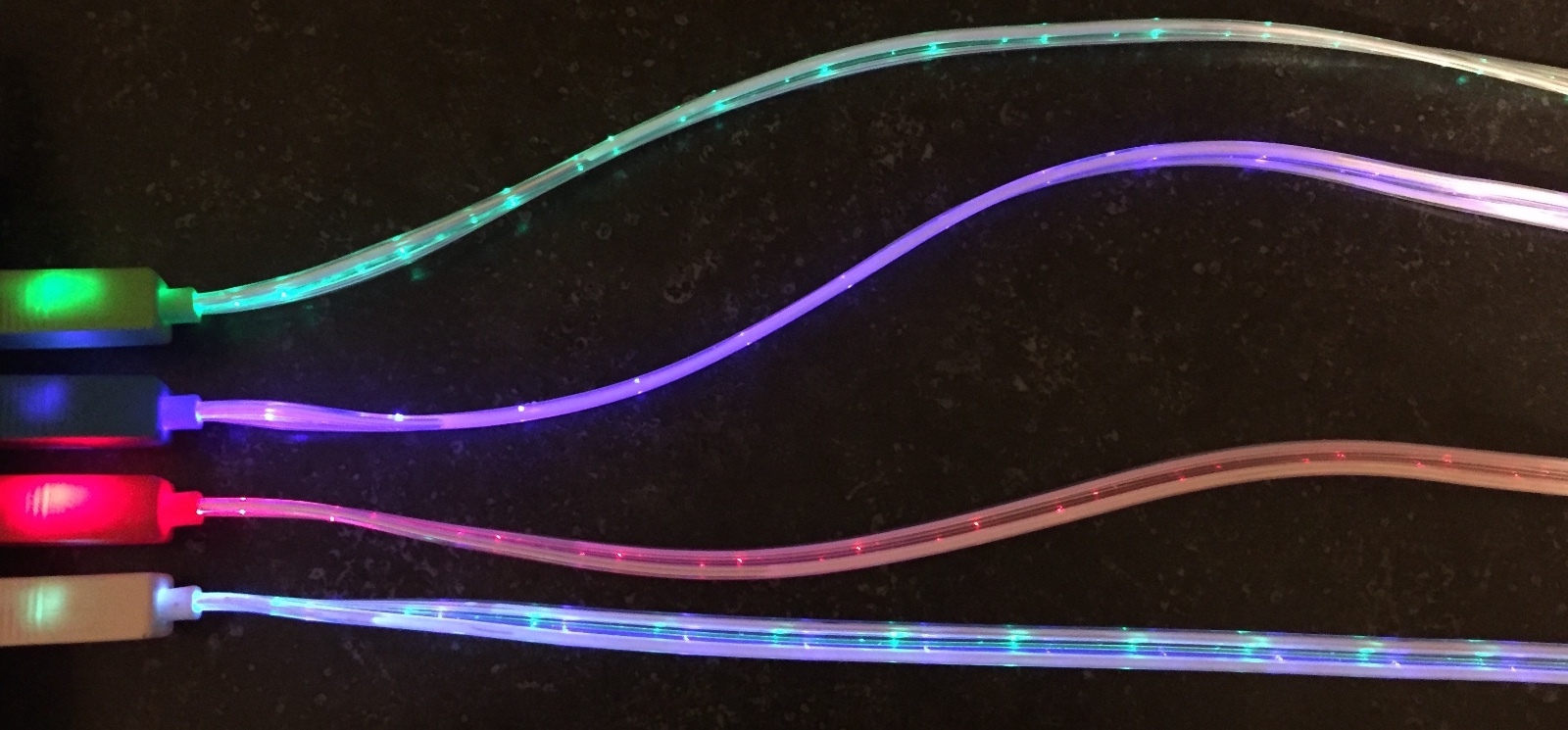 FLOWING LED LIGHT-UP Data Cable charger FOR ALL MICRO (TYPE-C) PHONES & DEVICES