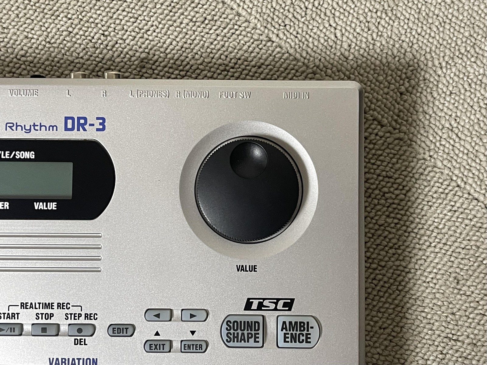 BOSS DR-3 Dr. Rhythm Drum Machine Digital Beat Maker MIDI TSC Used Excellent