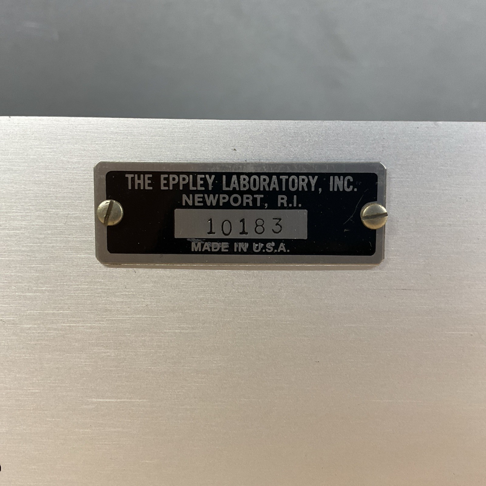 Eppley Laboratory Eplab Model 407 Radiometer Control Unit