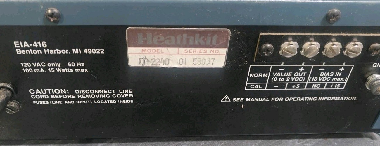 Heathkit IT 2240 Digital LC Bridge Powers On - NICE!!