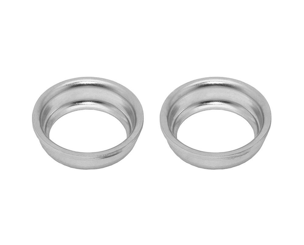 2x ALTA Chrome Bottom Bracket Steel Cups 51mm Replacement Set 1 Speed Bicycles.