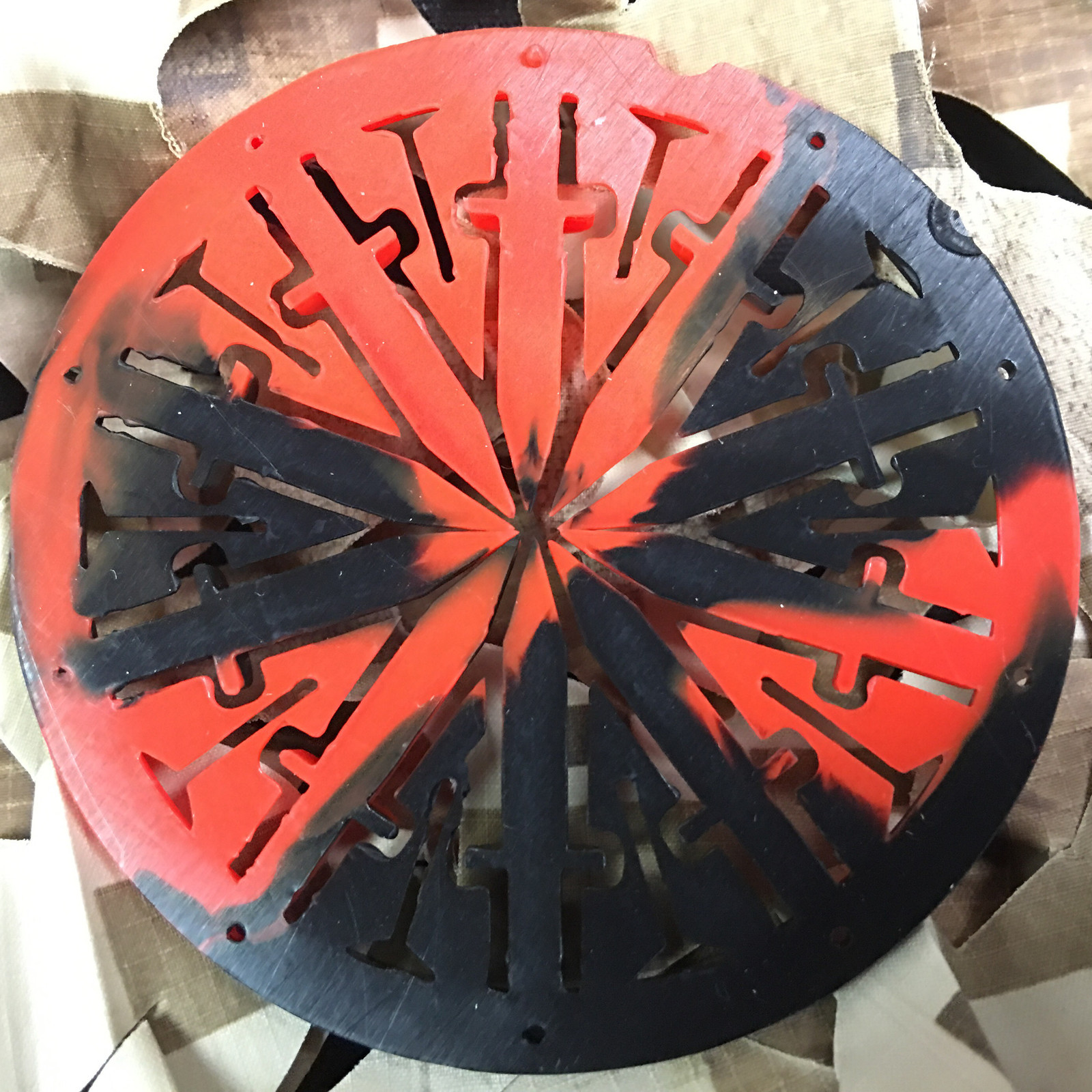 NEW KM Rotor Loader DAGGER Spine Speed Feed Quick Feed System - Fire (Red/Black)