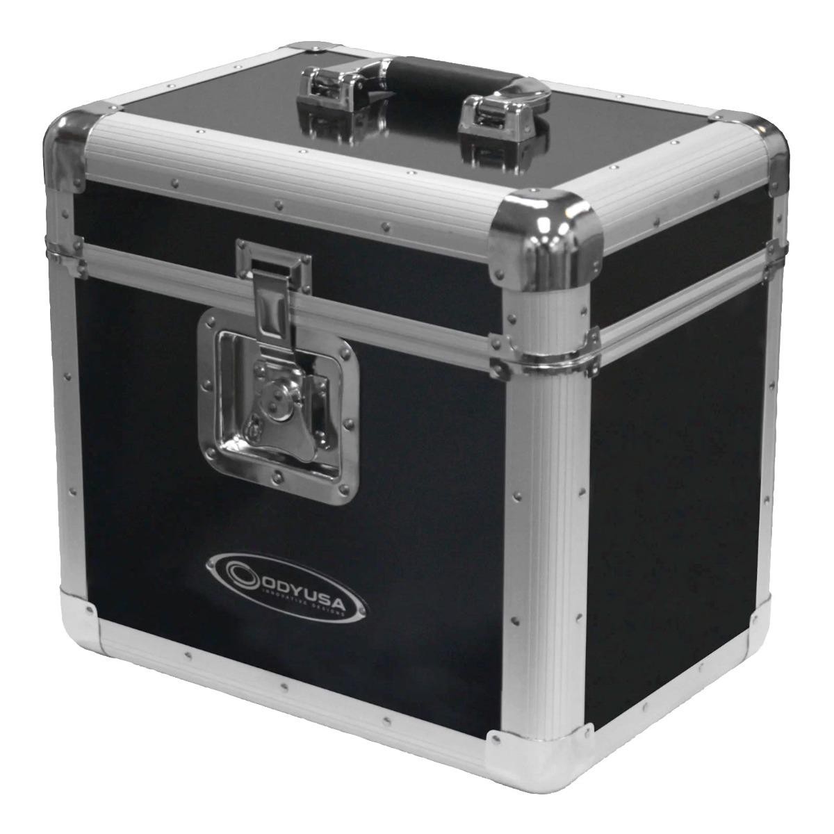 Odyssey KLP1BLK Black Krom LP Utility Case Holds 70 12” Vinyl Record LP Case