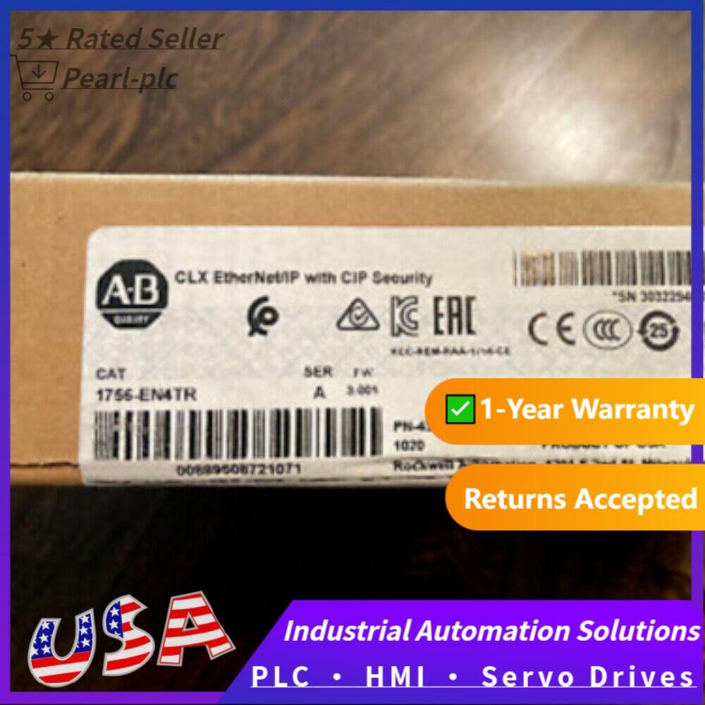 New Sealed 1756-EN4TR ControlLogix Dual Port EtherNet I756EN4TR AB US Free Tax