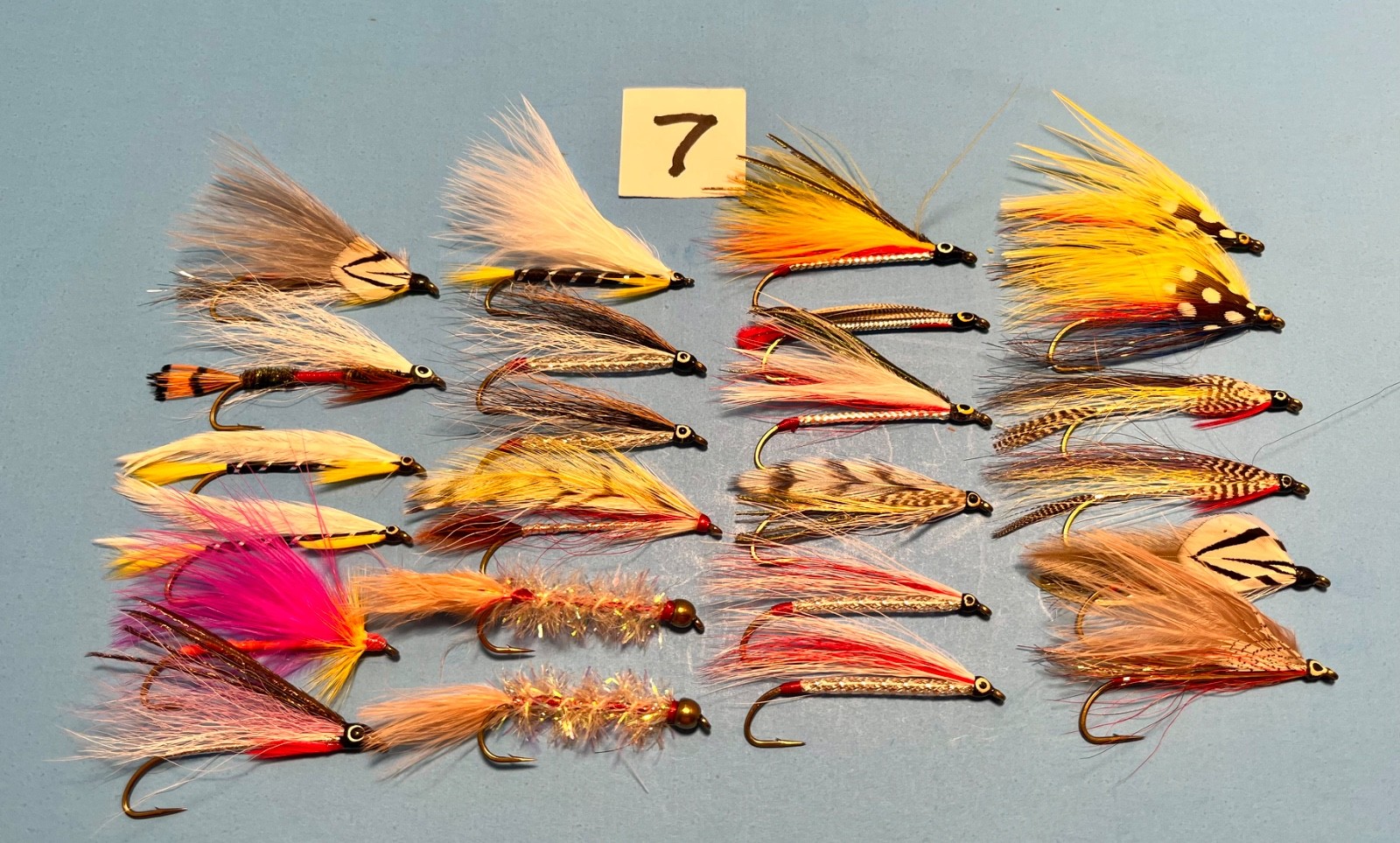Lot # 7 - 24  Streamers -  Size 4 -  Browns - RainbowTrout - Brookies