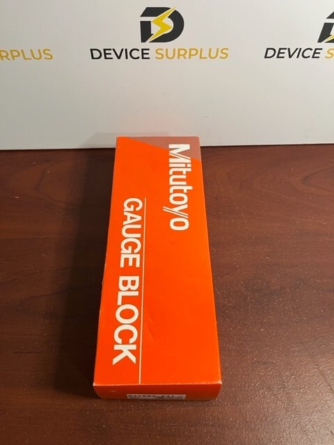 Mitutoyo 611682-541 200 MM, RECT, STEEL, AS-1 New
