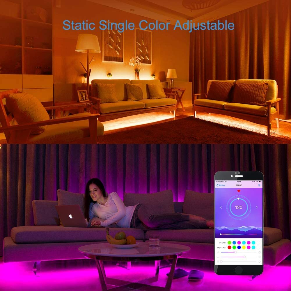 WS2812B WS2811 Addressable LED Bluetooth Controller iOS Android App Wireless