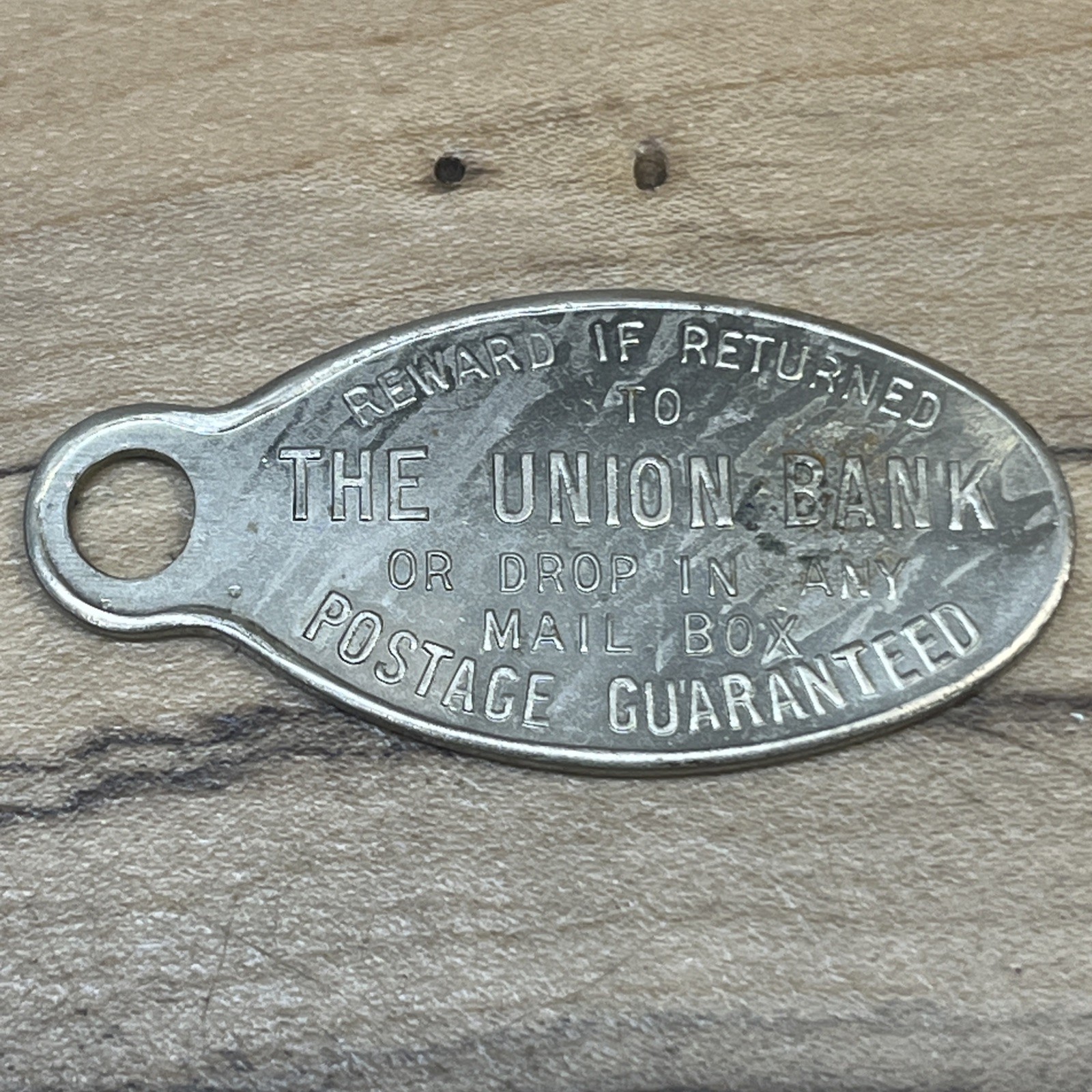 The Union Bank Erie, Pa. Key Fob. *D475