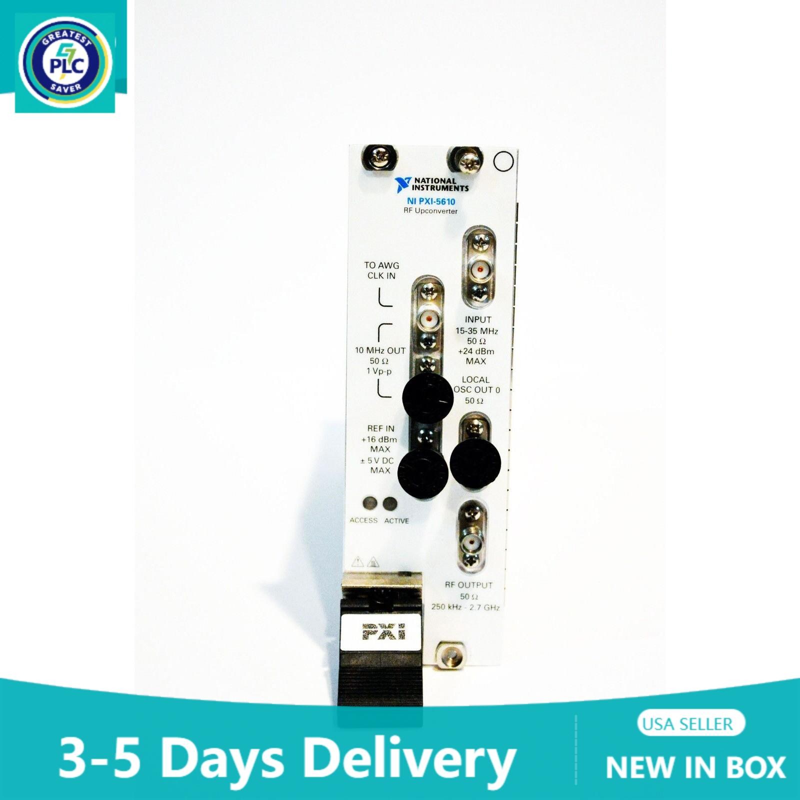 US Free TAX NEW NI PXI-5610 PXI 5610 2.7 GHz RF Upconverter.