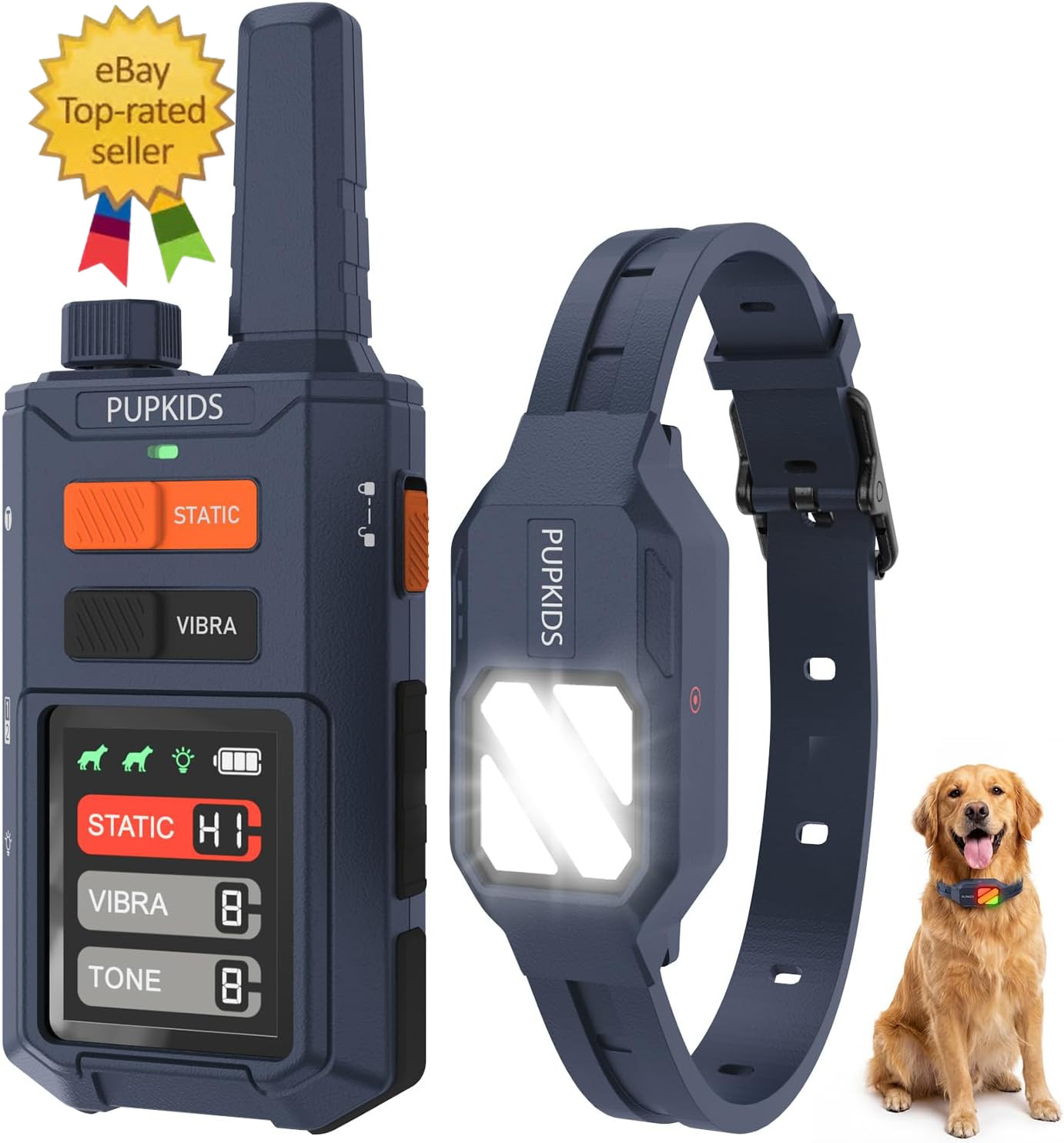 Dog Shock Collar - 4200FT Dog Training Collar with Remote for 20-140Lbs Dogs, In