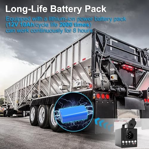 with2V0Ah Battery, Wireless Remote Control 1 Portable Trailer Light Tester Box