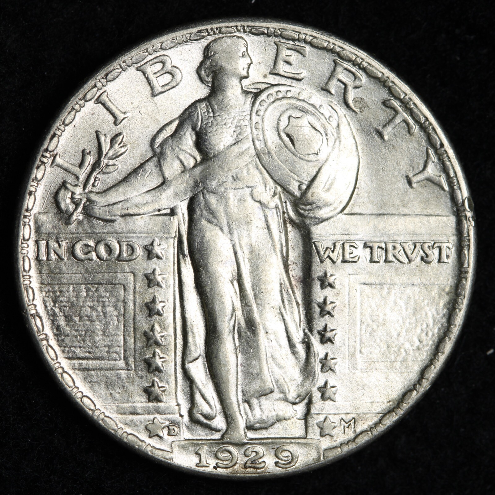 1929-D Standing Liberty Quarter CHOICE BU *UNCIRCULATED* MS E272 KNHM