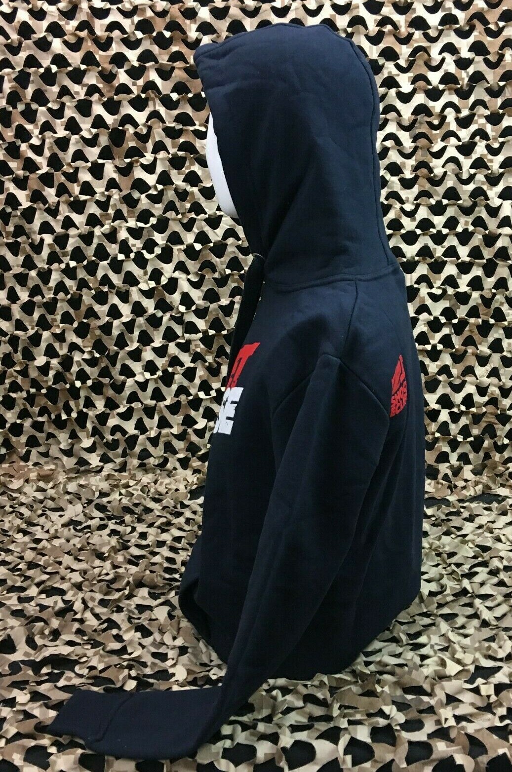 NEW MEDIUM Planet Eclipse Highrise Hooded Sweatshirt - Navy