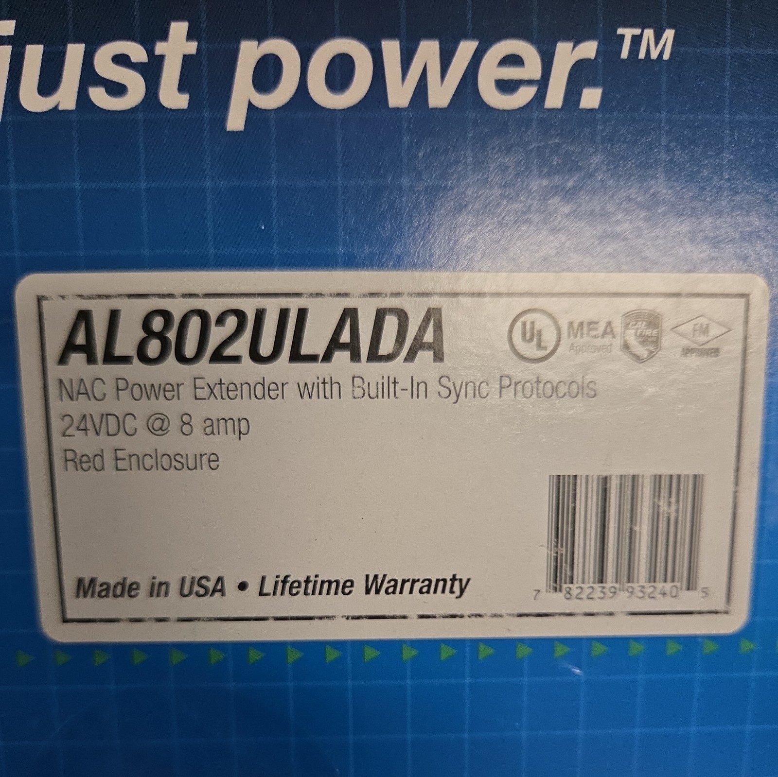 Altronix AL802ULADA NAC Power Extender Red Enclosure Alarm System Accessory