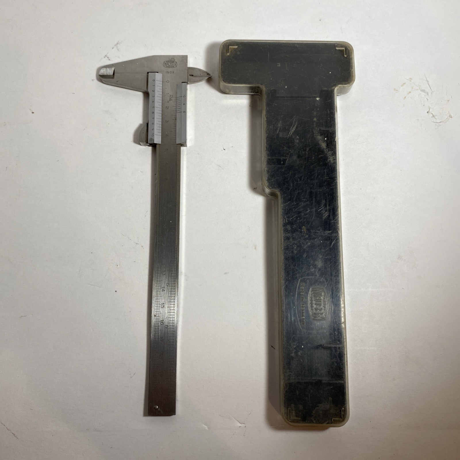 Vintage Mauser 8" Vernier Calipers, Inox Stainless Steel, made in Germany