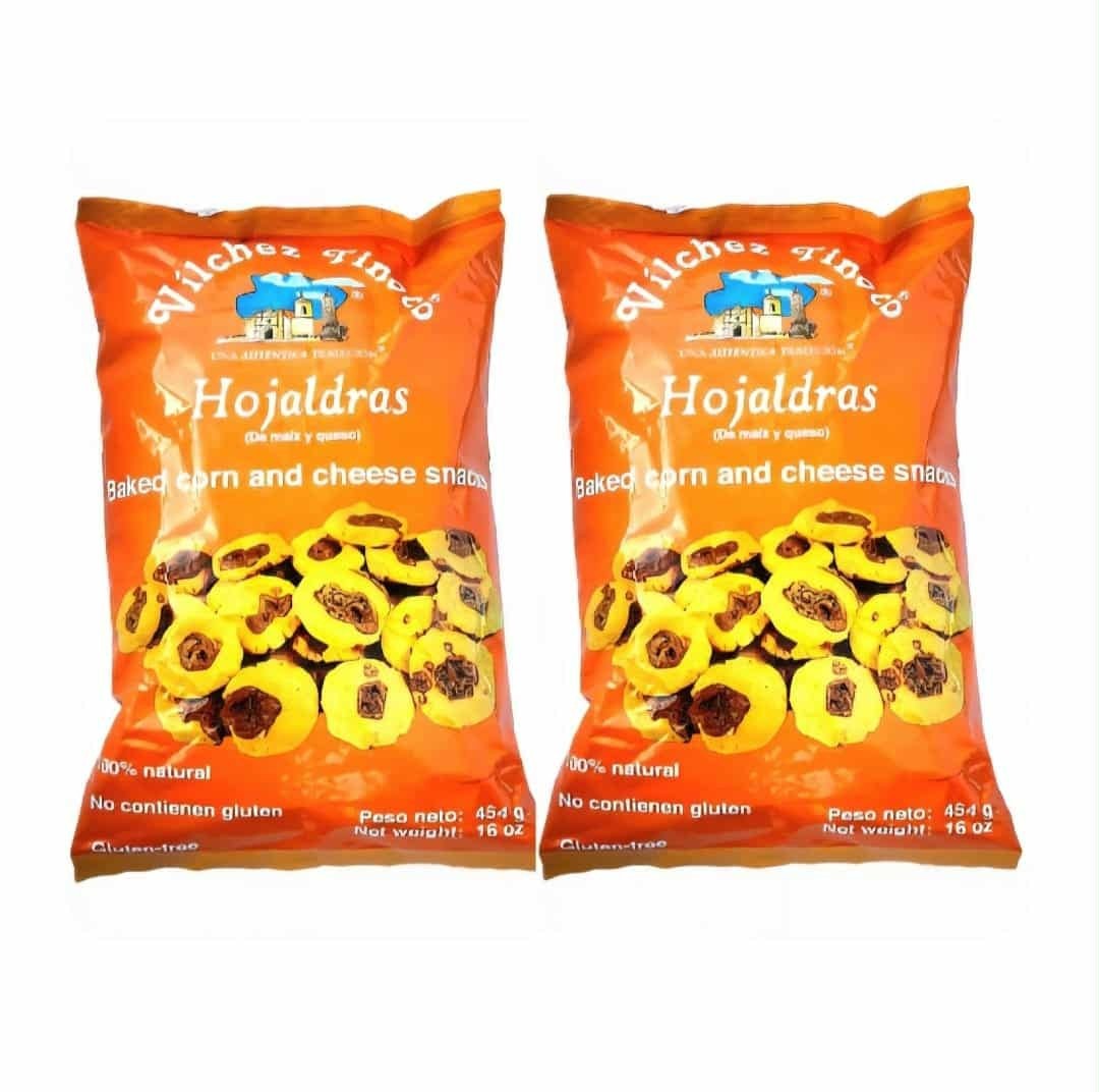 2 pack Hojaldras vilchez 100% Nica. Tamano familiar