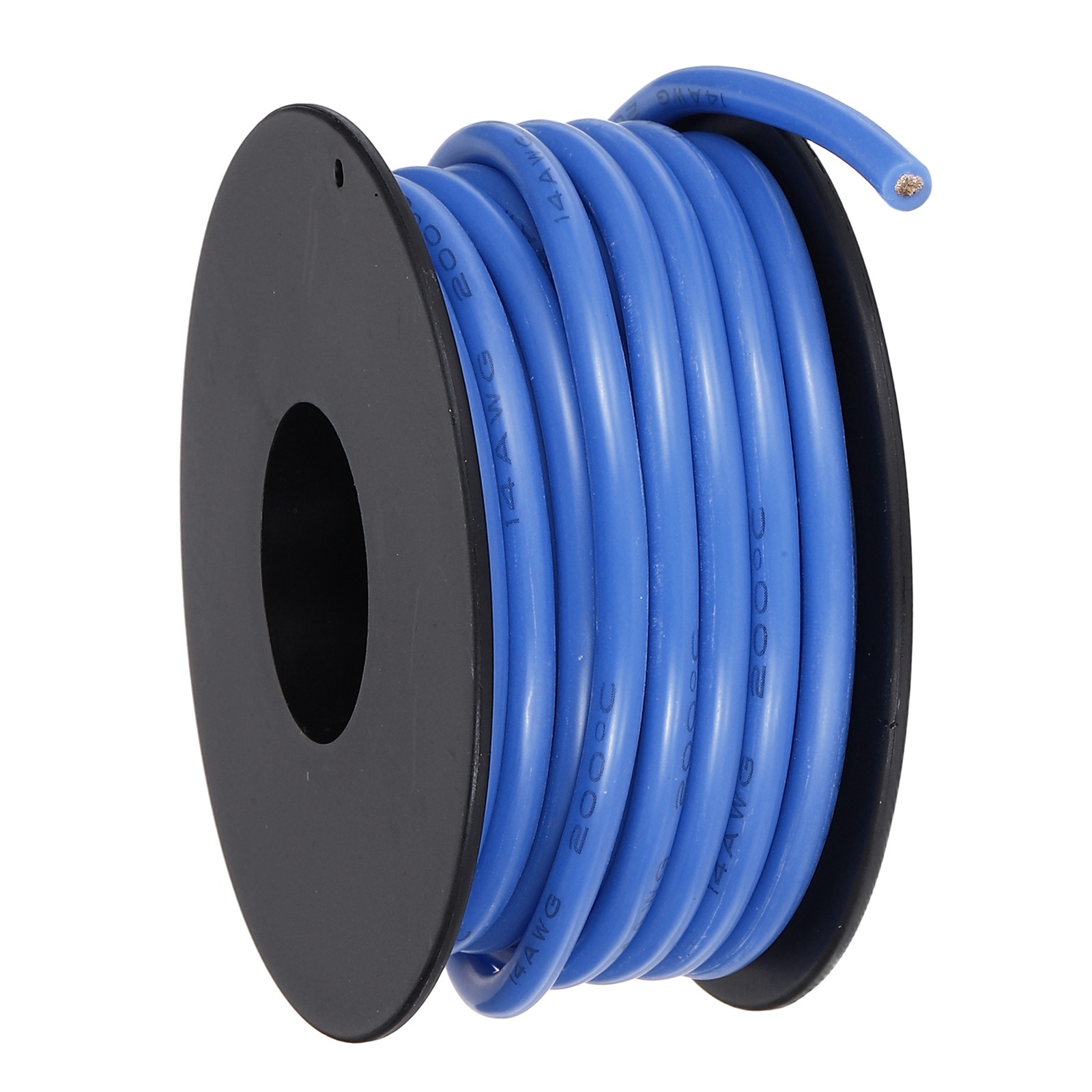 14 AWG Flexible Silicone Wire 6m/20ft Tinned Copper Electrical Wire Blue
