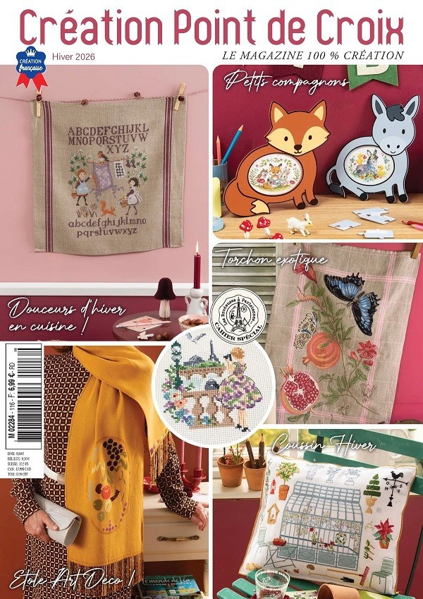 French cross stitch magazine Creation point de croix No.116
