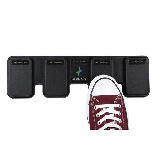 Airturn QUAD 500 Four switch Pedal Wireless Controller Page turner with...