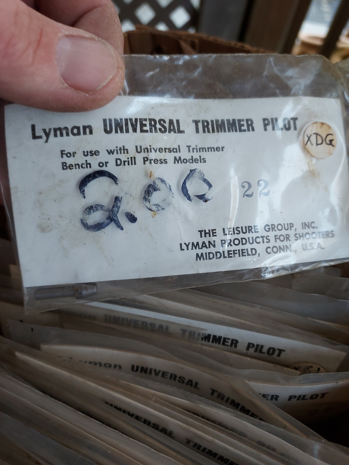LYMAN Universal trimmer Pilot 22