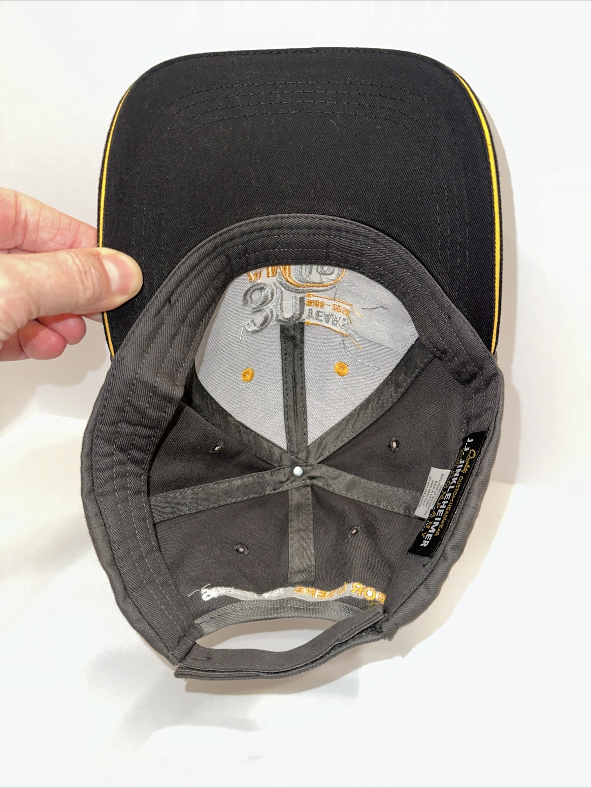 AMUG Black Gold Gray Hat Cap Additive Manufacturing Users Group 30 Year Pristine