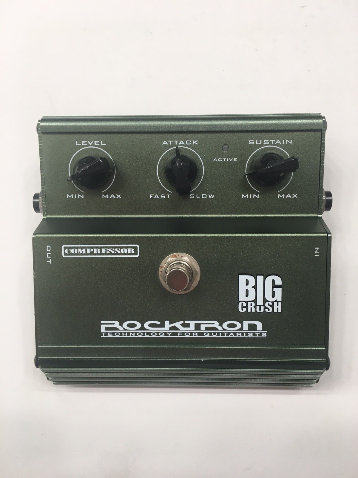 Rocktron Big Crush Compressor Sustainer Compression Guitar Effect Pedal