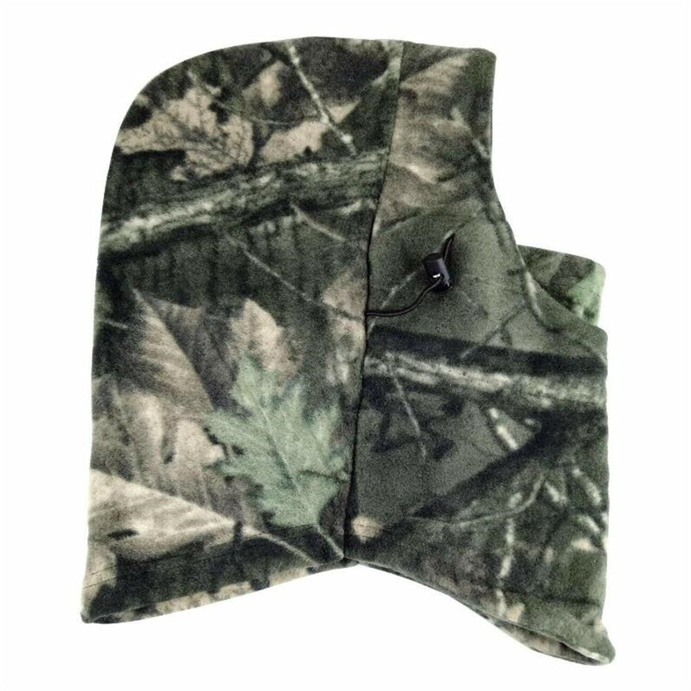 Balaclava Face Mask Fleece Fishing Hunting Ski Windproof Camo Hood Neck Cover US