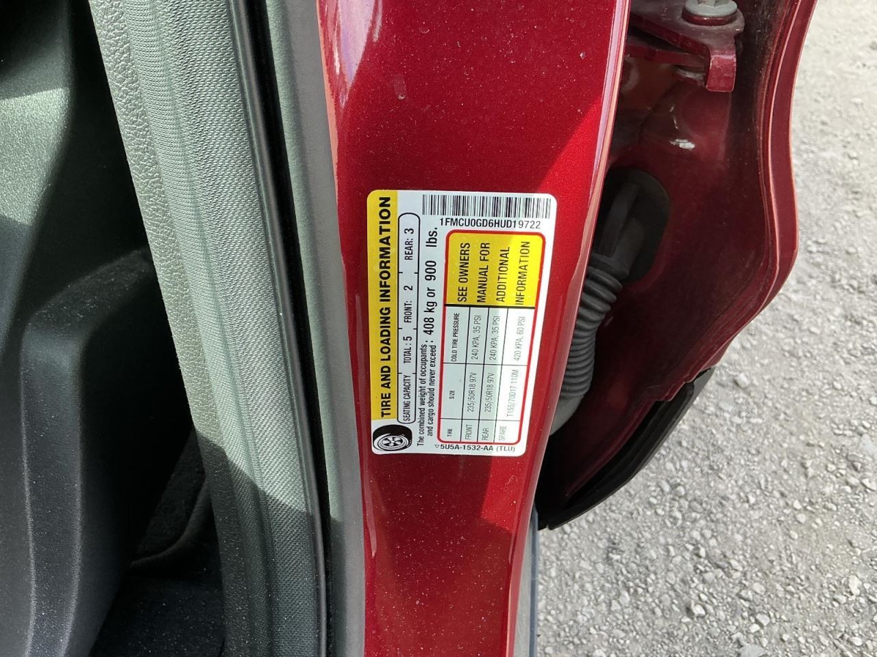 System Restraint Bag Module Fits 17-19 ESCAPE 865896