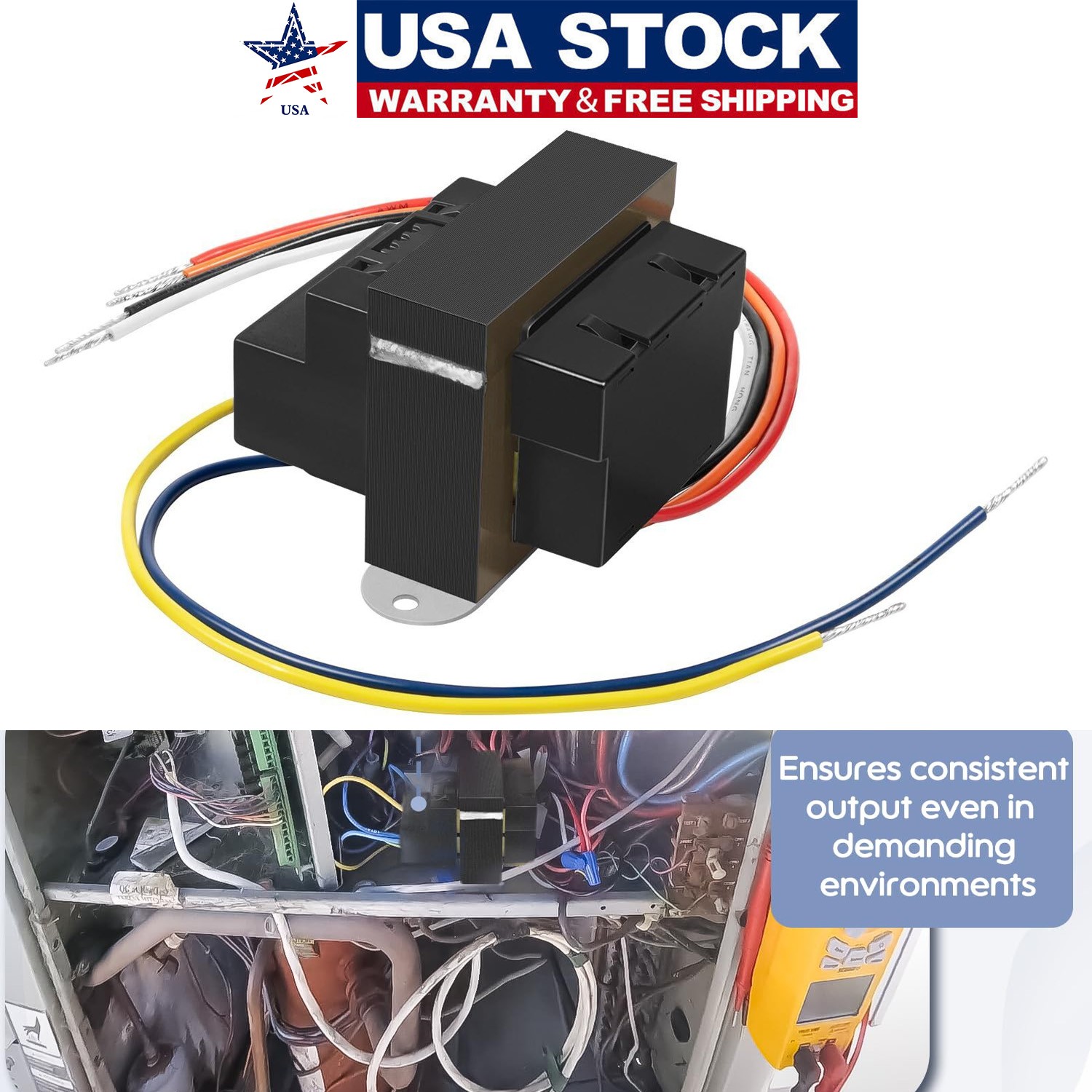 90-T60C3 24VAC Output 60-VA Rating 50/60 Hz Foot Mount Class 2 Transformer