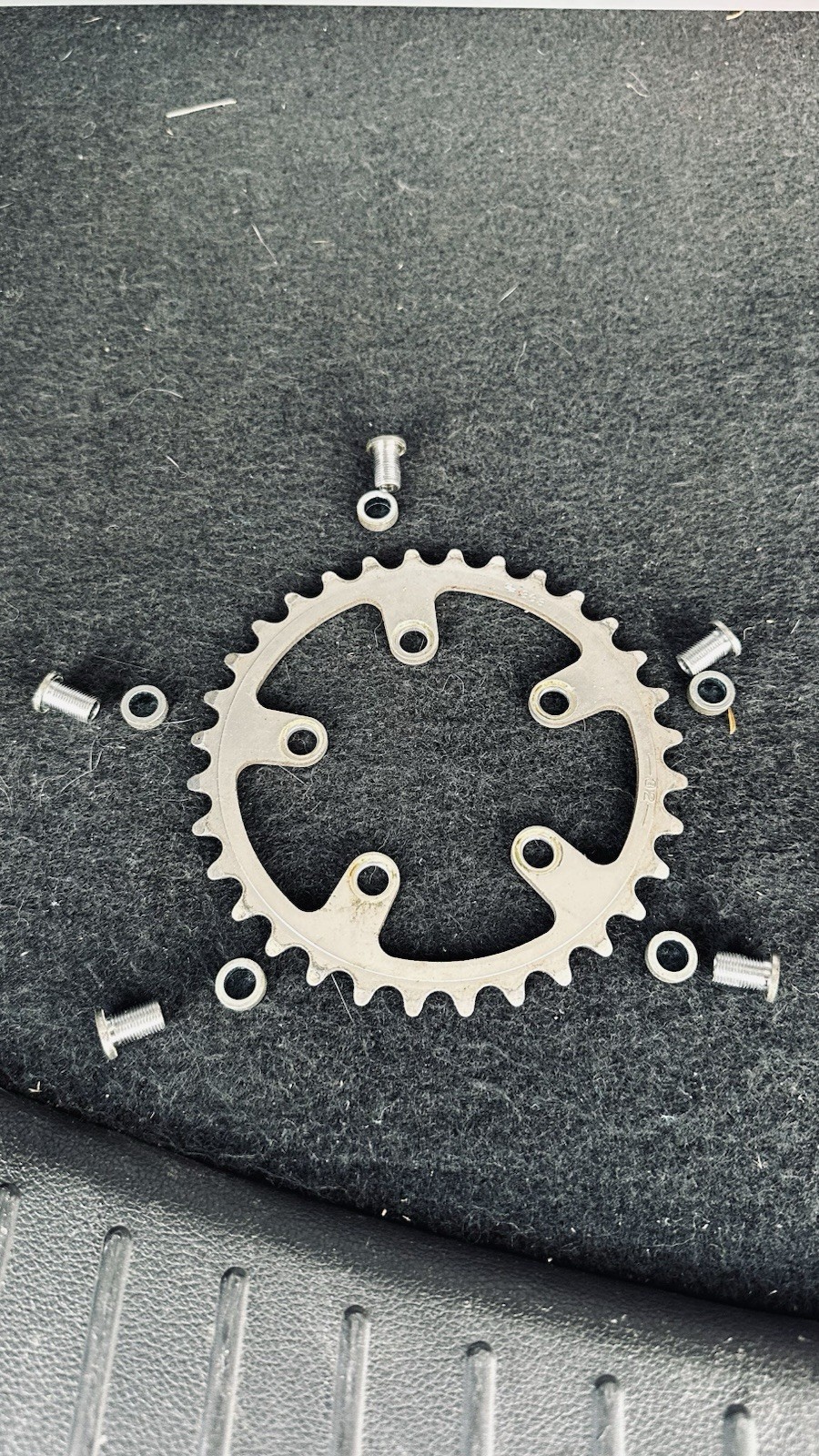 SR-32t Front ChainRing Silver (In good condition) RoadBikeVintageChainRing