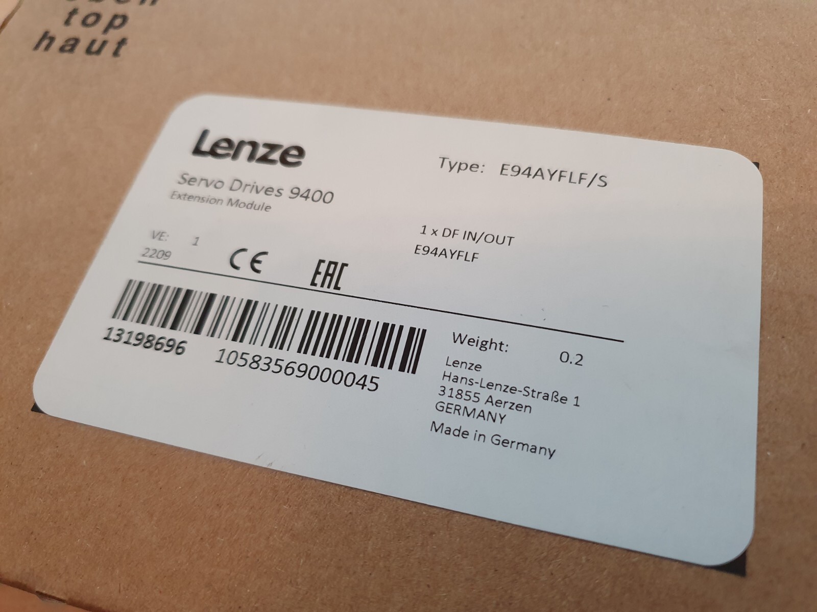 LENSES E94AYFLF E94AYFLF/S NEW & SEALED-