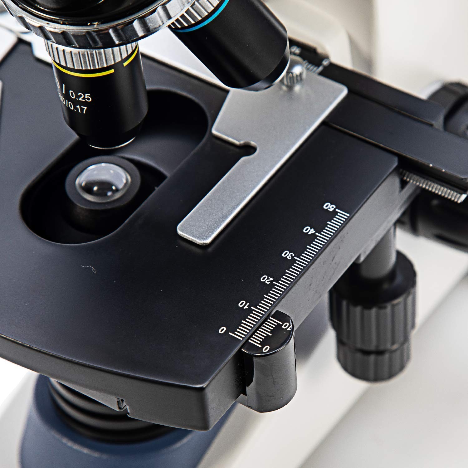 SWIFT Compound trinocular Microscope, 40X-2500X Mechanical Stage Microscope f...
