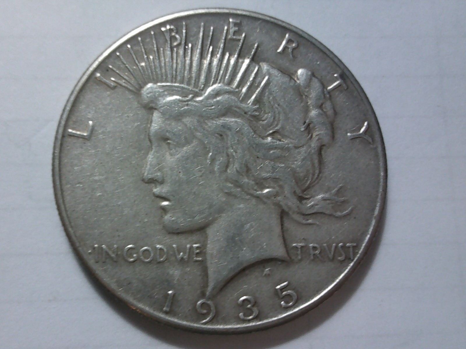 1935-P Peace Dollar