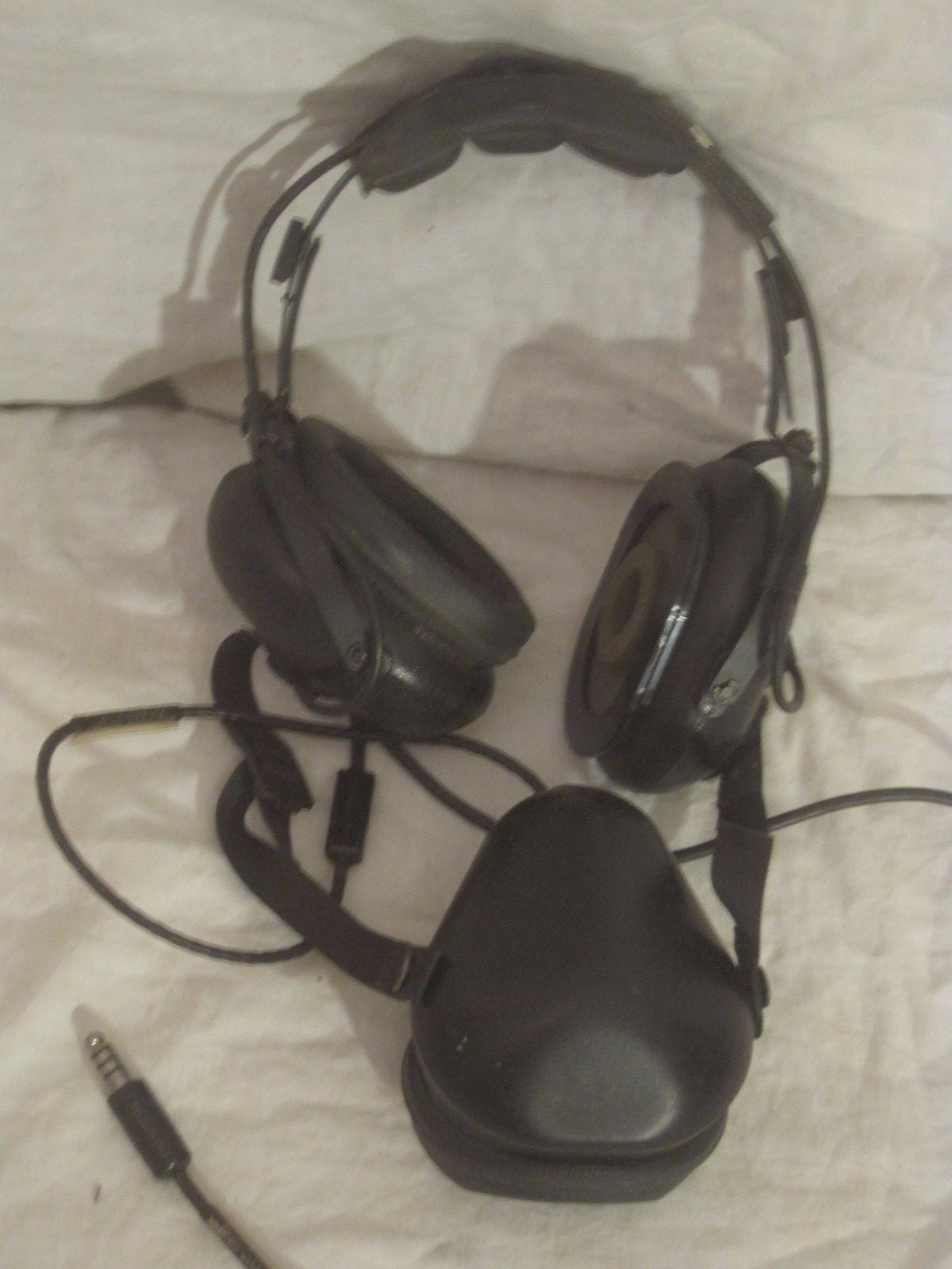 vintage Astrocom 10355-B headset communicator w/ Electro-Voice M169A microphone