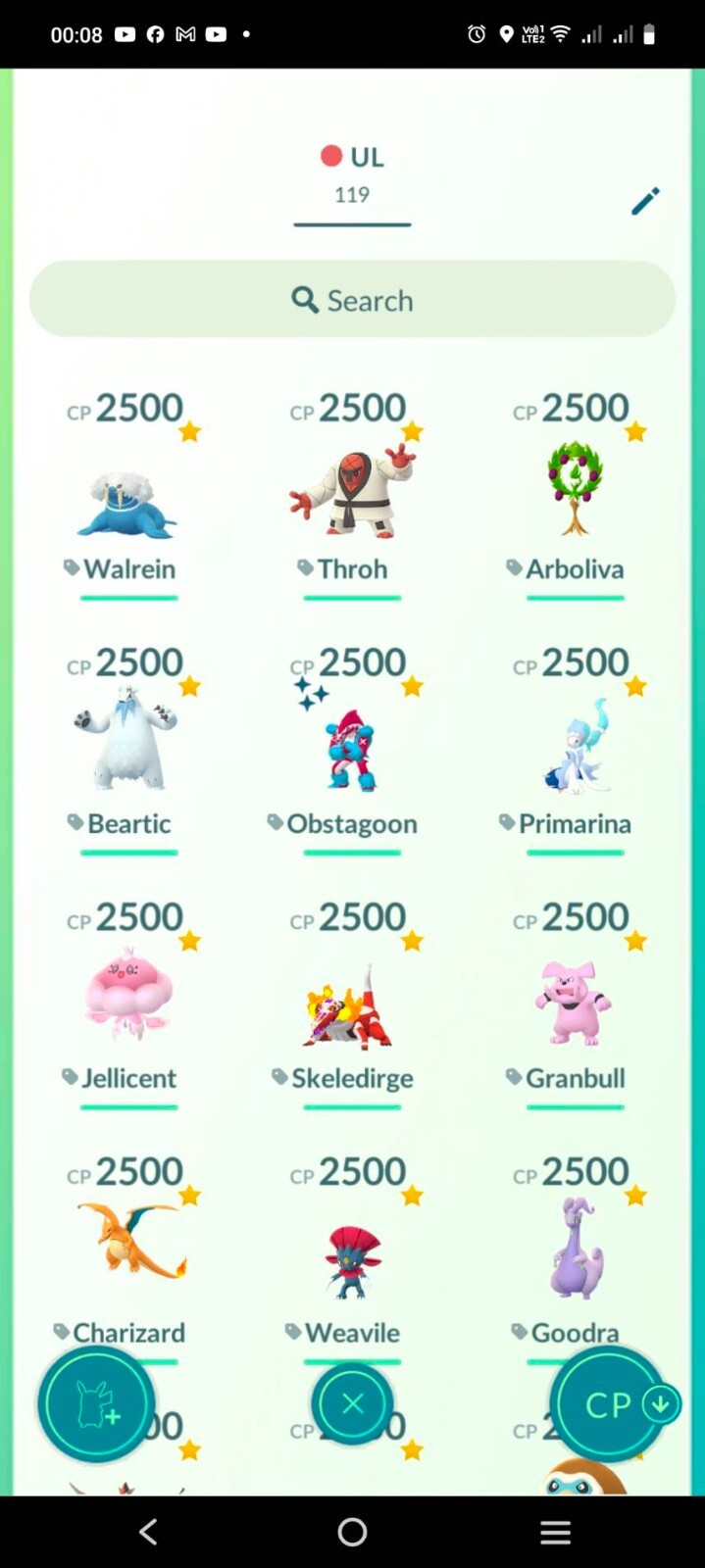 Pokemon LV 50