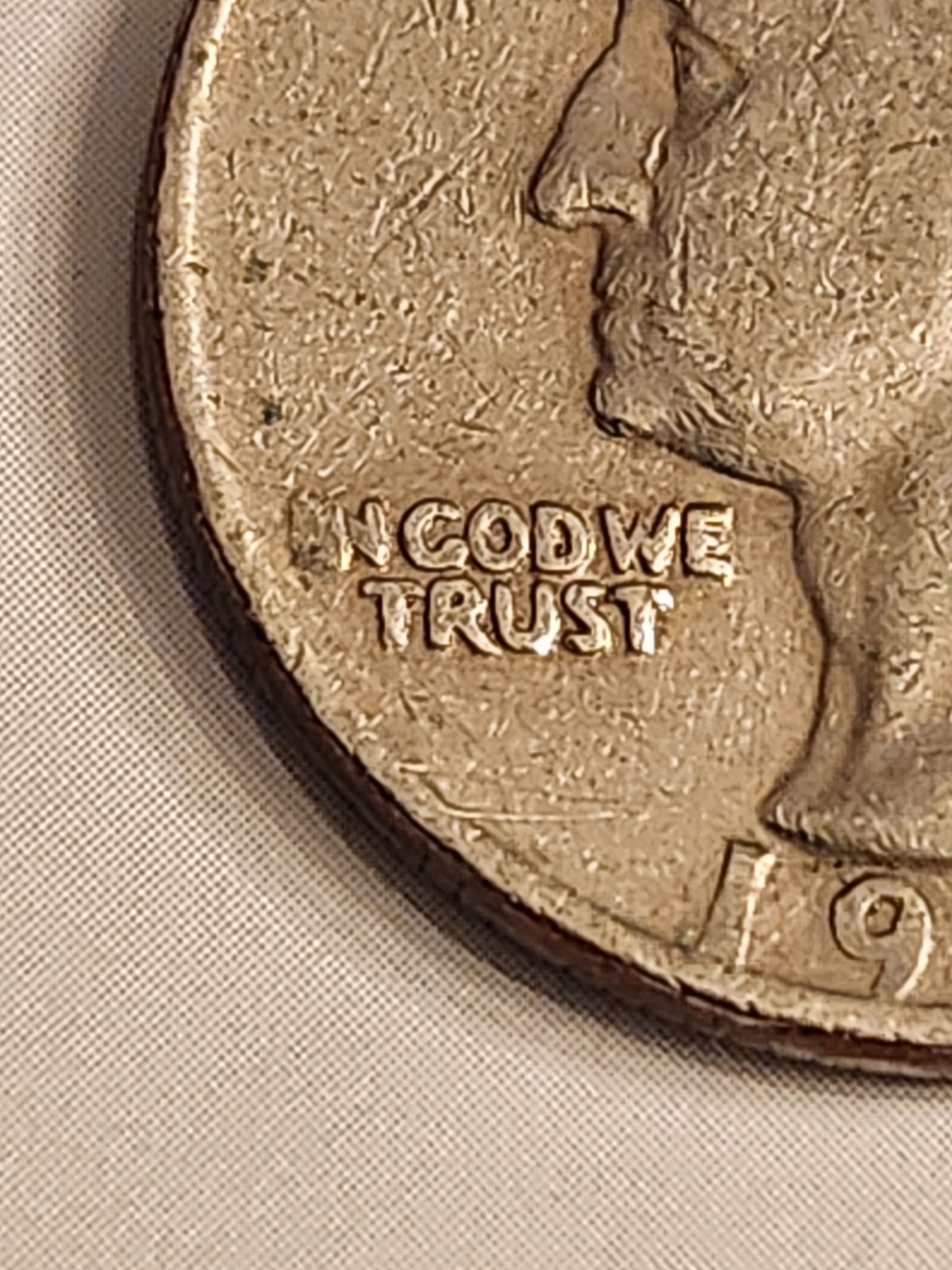 1966 quarter no mint mark . (In) And( A) errors