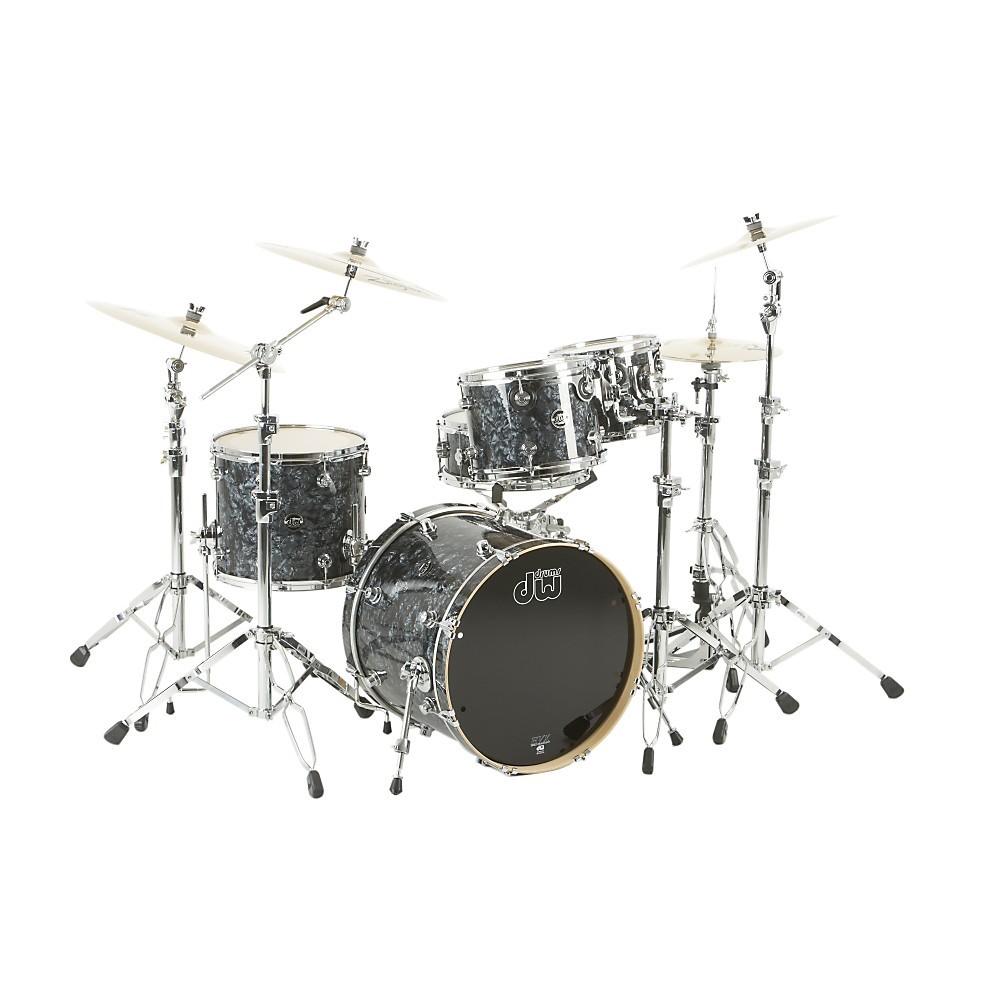 DW Performance Series 5-Piece Shell Pack 20" Bass Drum Black Diamond Chrome
