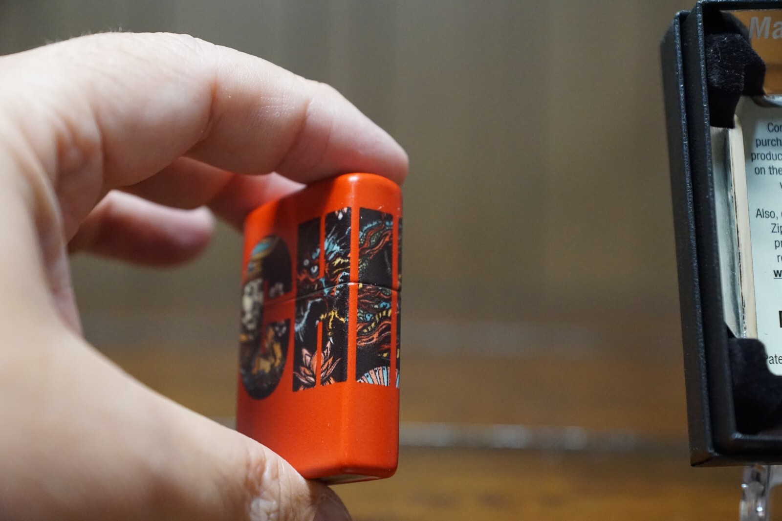 540 CHINA DESIGN ZIPPO LIGHTER MINT IN BOX
