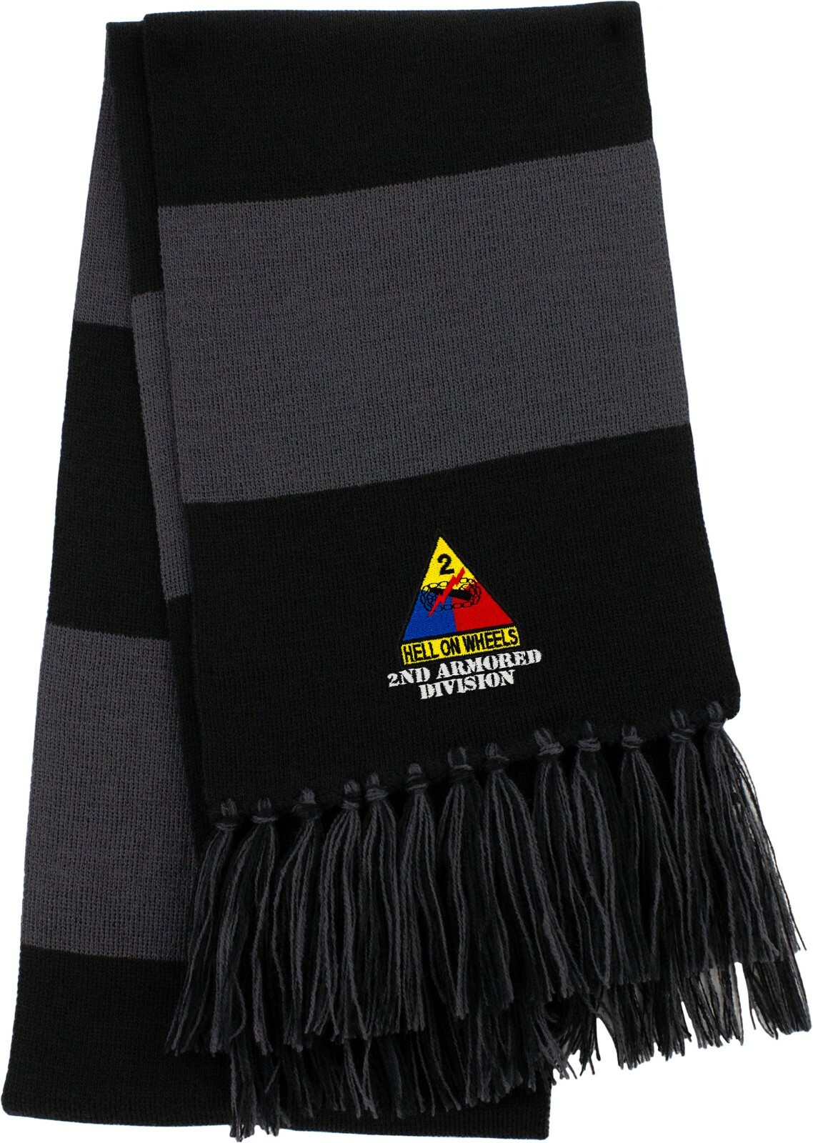 2nd Armored Division Embroidered Scarf