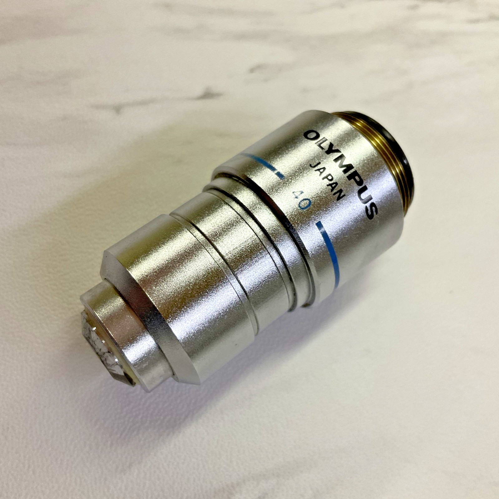 Olympus Japan Microscope Objective A 40 160/0.17 0.65 Tested