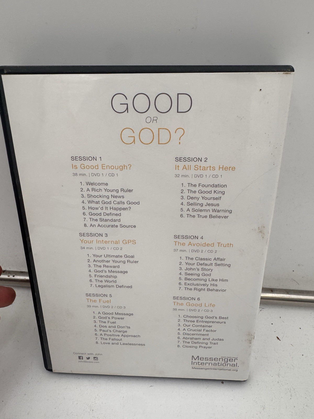 Good Or God John Bevere DVD/CD B452