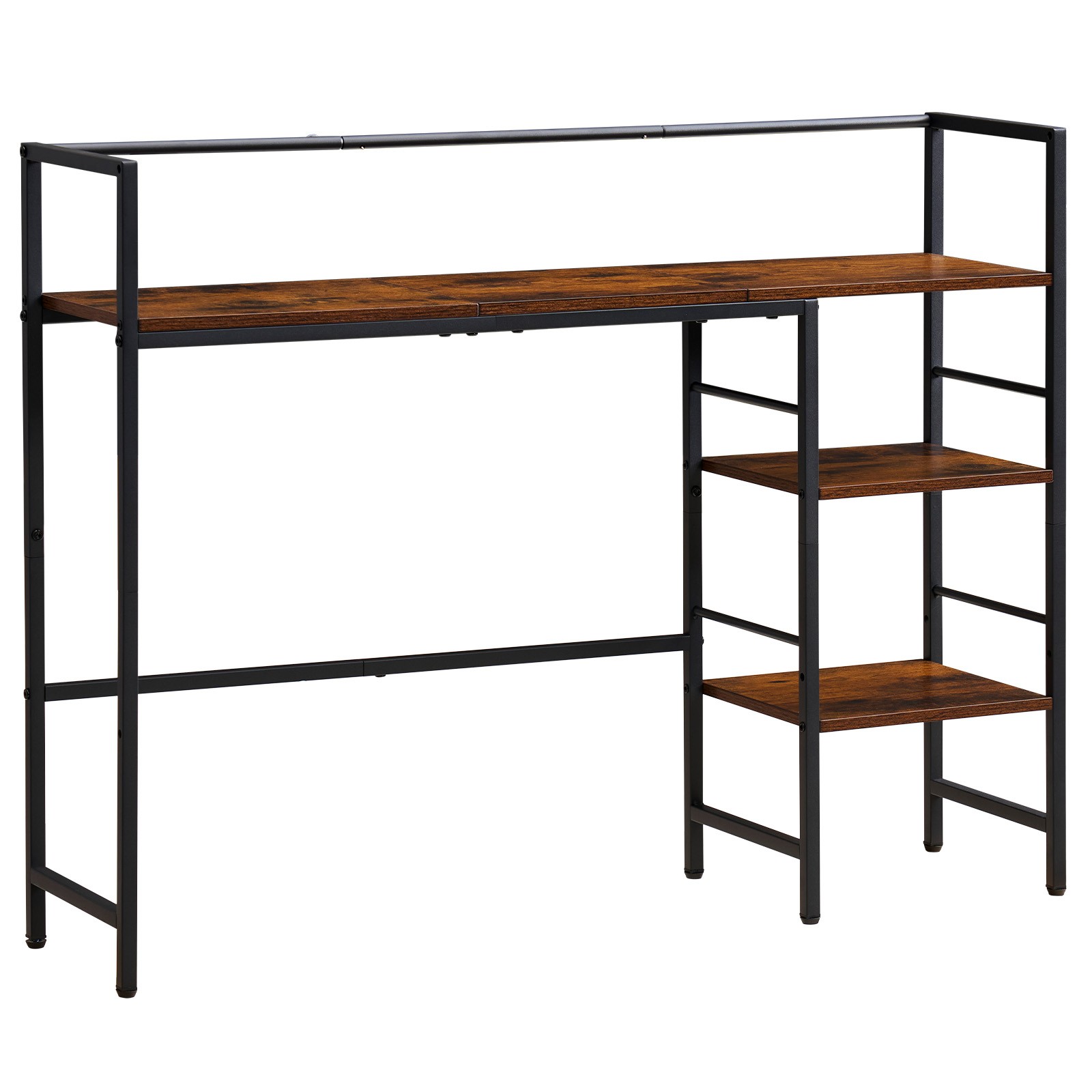 Uimoso 4-Tier Desktop Bookshelf Organizer for Desk or Dorm Storage