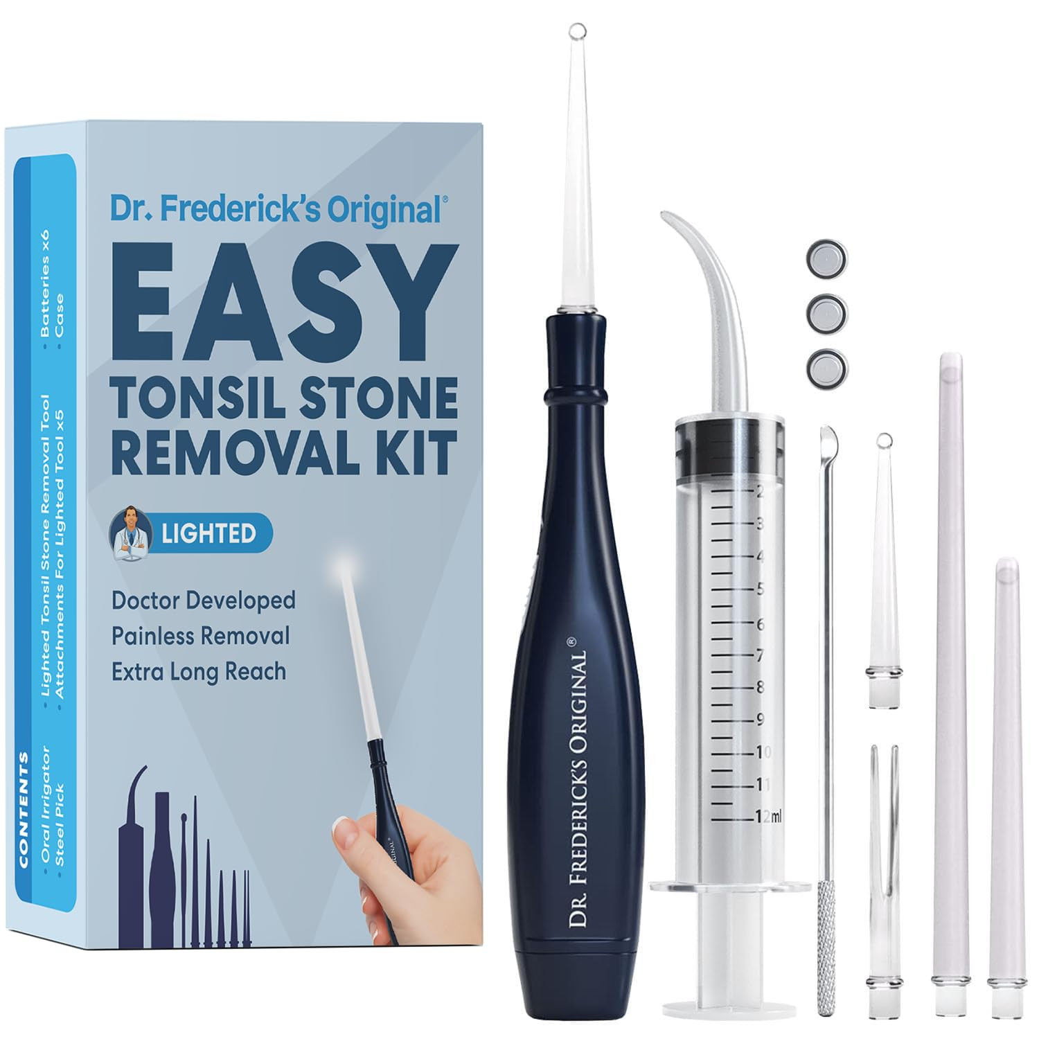 Dr. Frederick’S Original Easy Tonsil Stone Remover Kit - Fast Painless Tonsillol