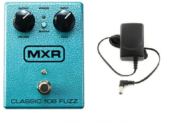 MXR Classic 108 Fuzz M-173 Guitar Effects Pedal M173 ( FREE POWER SUPPLY )