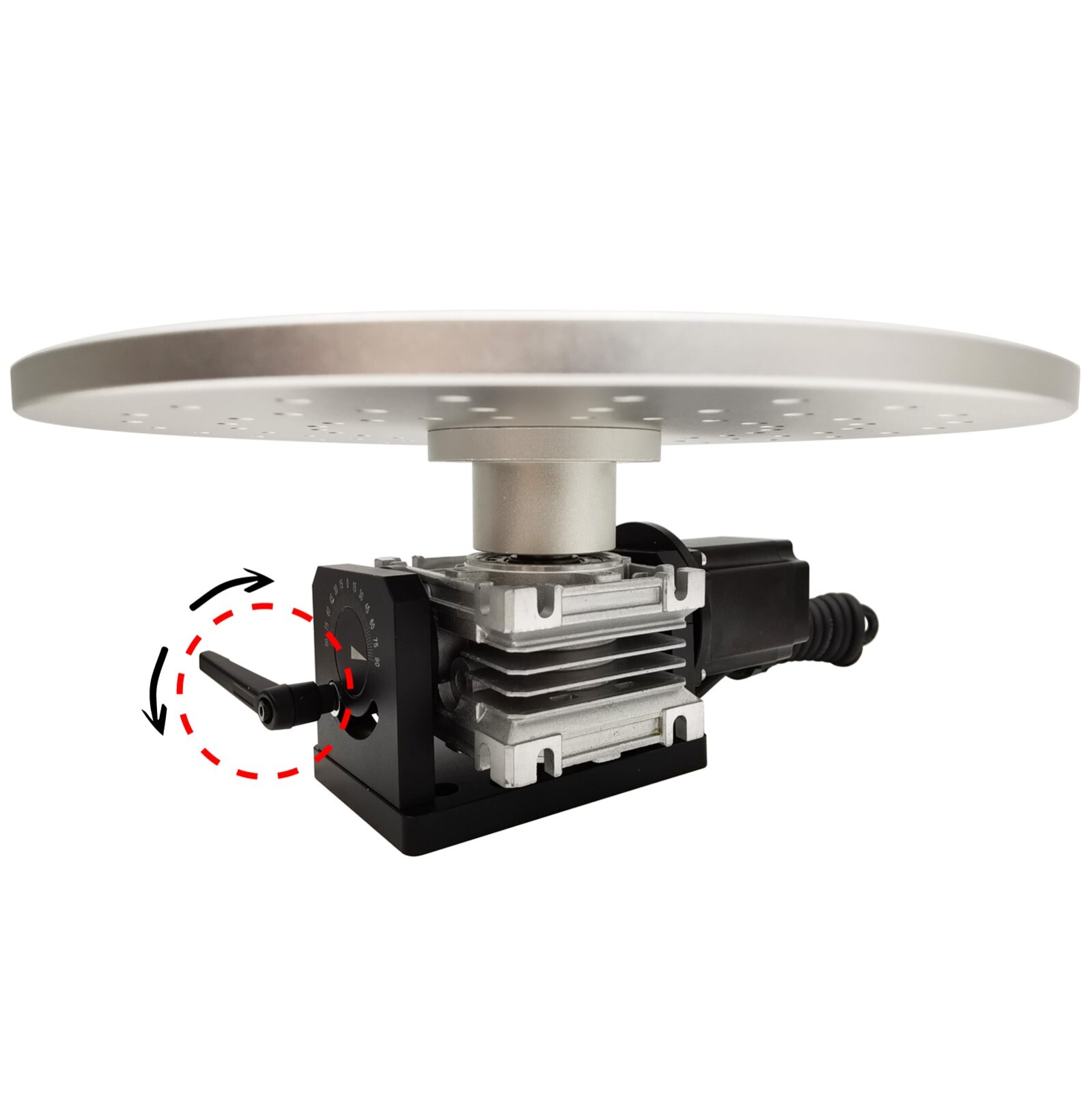 Electric 360° Laser Marking Machine Rotating Worktable Table Clear Engraving110V