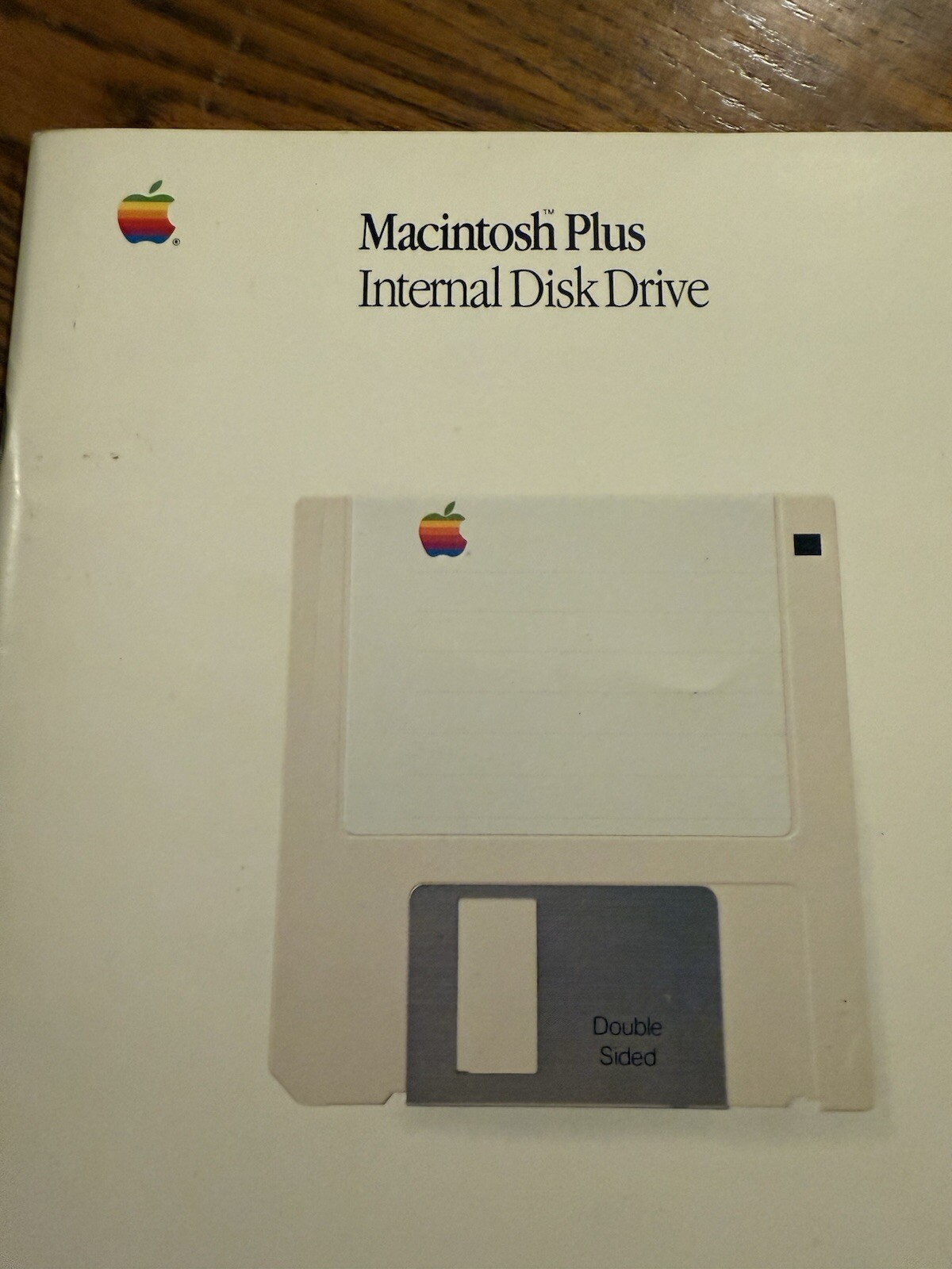 1986 Macintosh Plus Internal Disk Drive Upgrade MANUAL Mac 1986