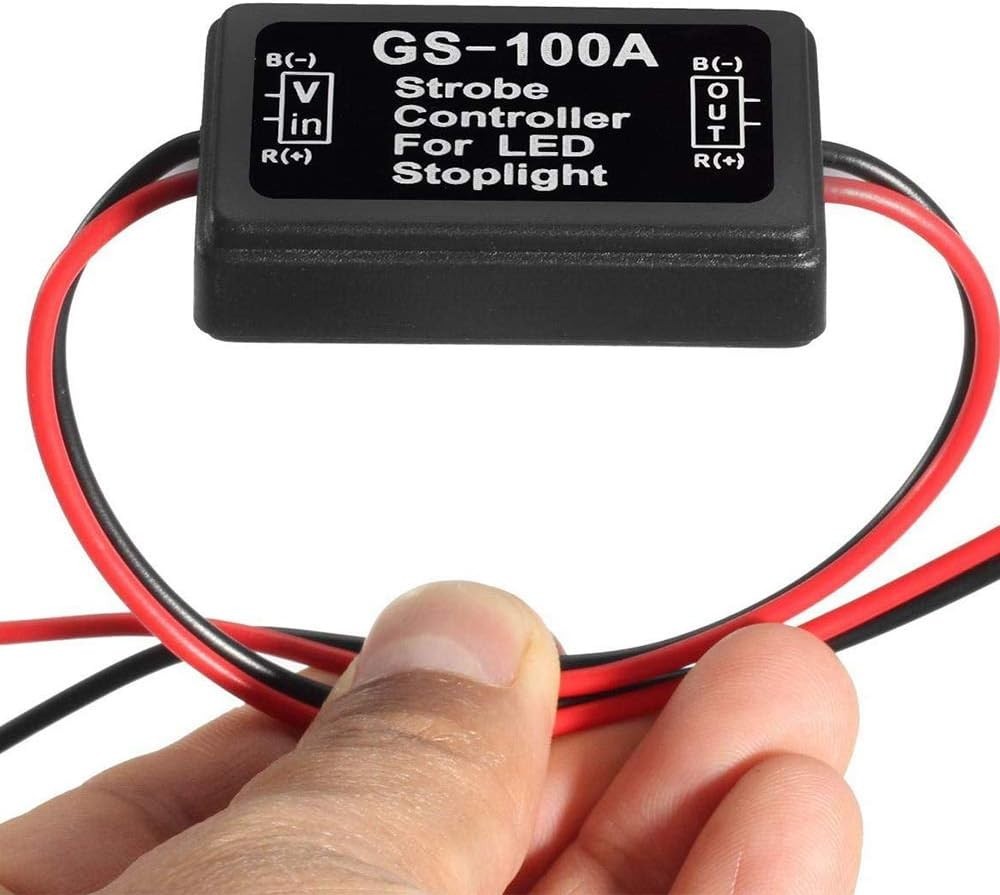 Pack of 1 LED Flasher Module for 3rd Brake Light - Traffic Safety Enhancement