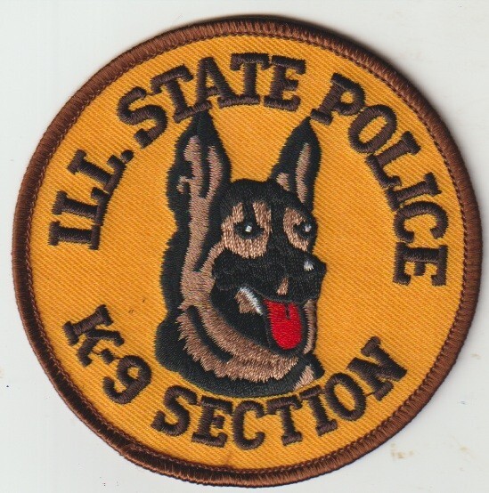 Illinois State K-9 obsolete patch shipped from Australia