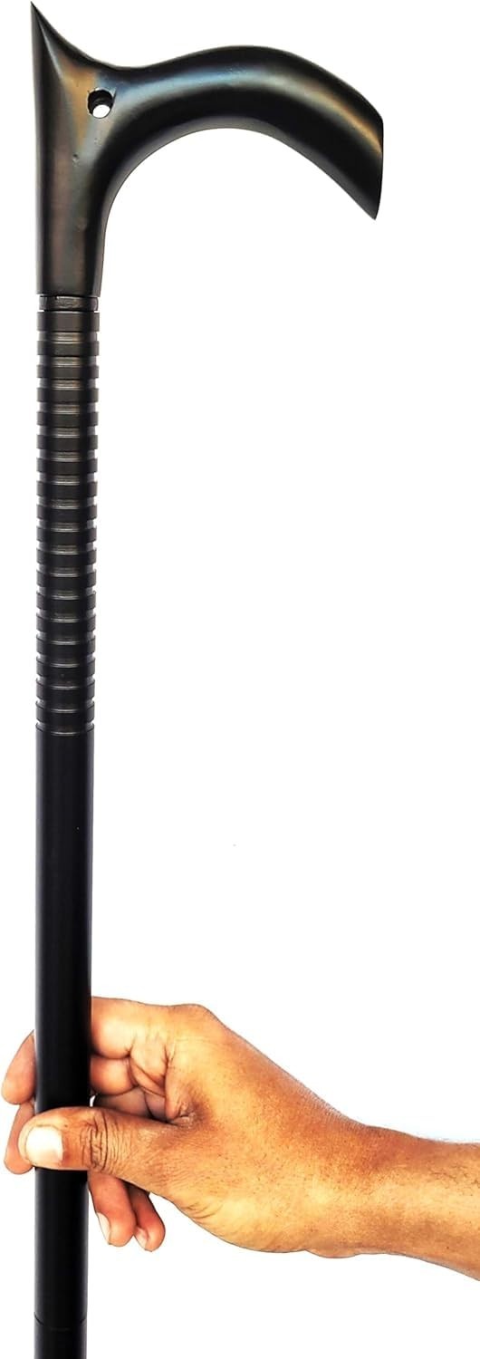 Aluminum Tactical Walking Cane-The Remarkable V Handle walking Cane Steampunk