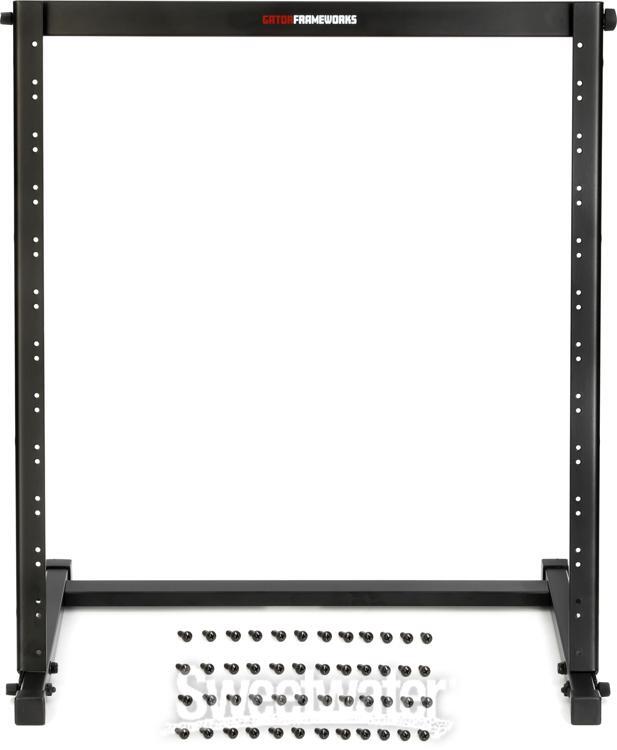 Gator Frameworks Angled 12U Metal Desktop Rack